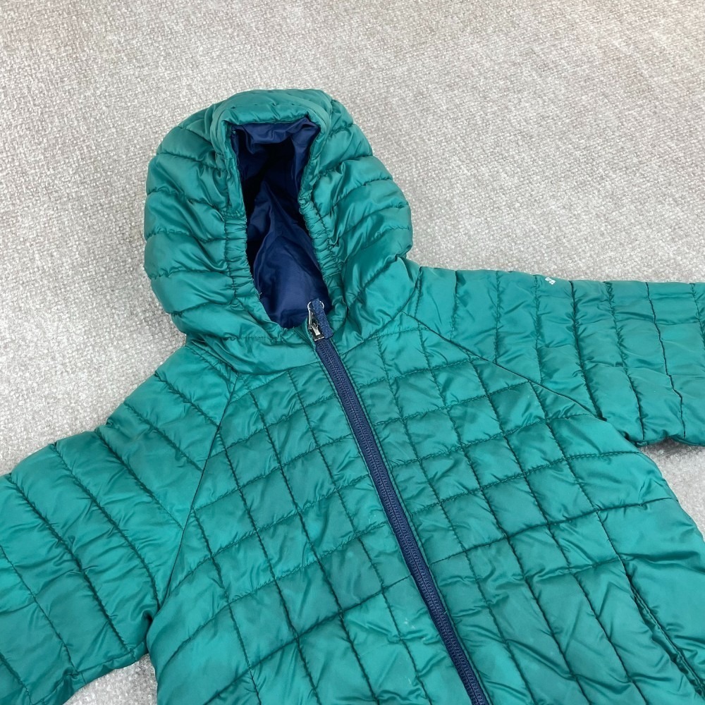 Columbia Sportswear Puffer Jacket Toddlers 3T Green Quilted Lined Winter